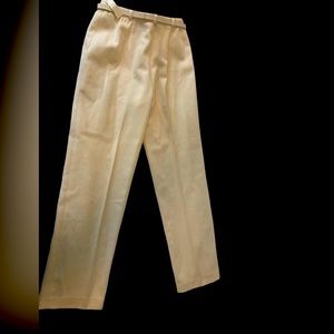 Leslie Fay Vintage Wool Cream Pants from the Haberdashery Collection-NWT!
